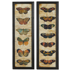 Wall Art Multi Colored Butterfly Contemporary Metal Wall Art By Next Innovations Houzz