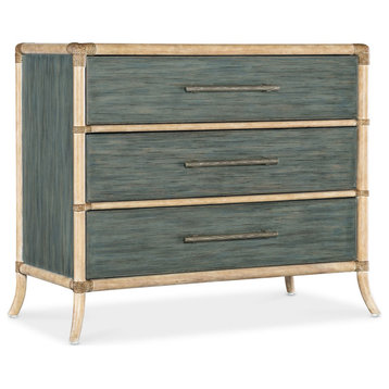 Hooker Furniture 6950-90017 Retreat 40"W 3 Drawer Maple and - Blue