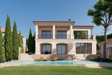 Villa Magos. Проект дома в средиземноморском стиле в районе Алушты