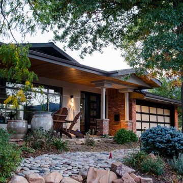 FRONT VIEW WITH LANDSCAPING