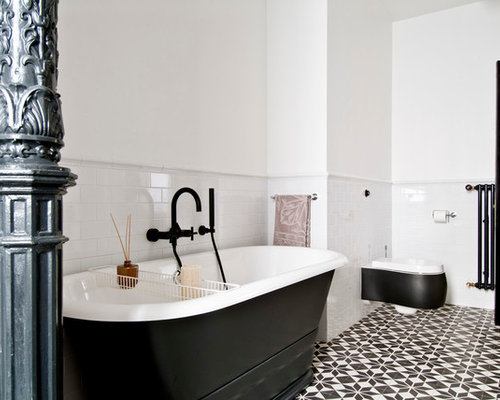 Best Patterned Tile Floor Design Ideas & Remodel Pictures | Houzz - SaveEmail