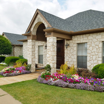 Front Yard Landscaping Project in Prosper