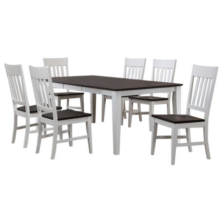 7 Piece Solid Hardwood Dining Set