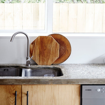 Country Style Kitchen Benchtop and Sink