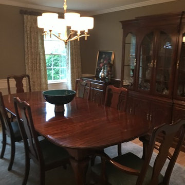 Traditional to Transitional Dining Room