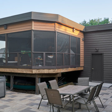 Porch and patio