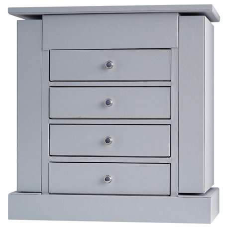 Layla Jewelry Chest, Gray