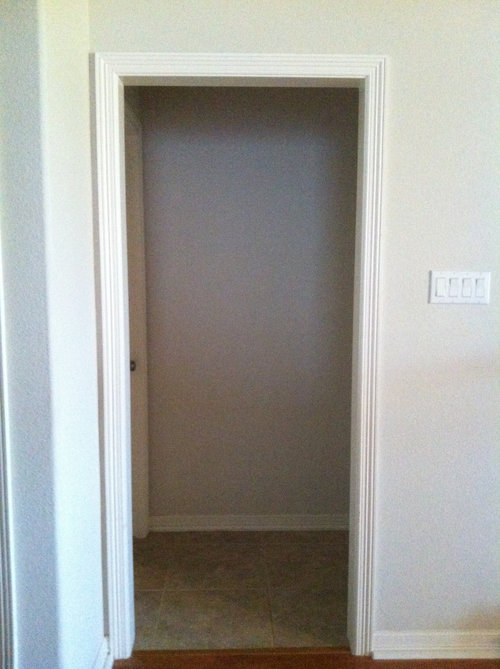 Curtain idea for door less frame