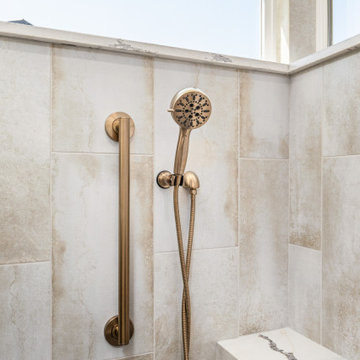 Serenity in Stone: A luxe Bathroom Transformation