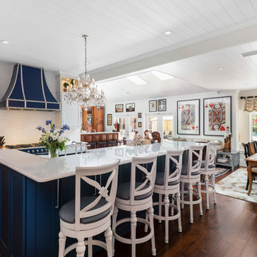 Blue and White Farmhouse
