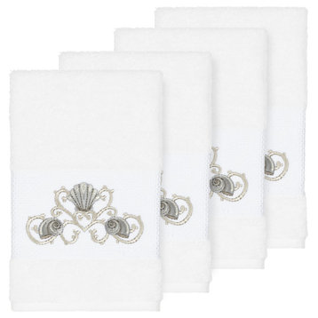 Bella 4 Piece Embellished Hand Towel Set
