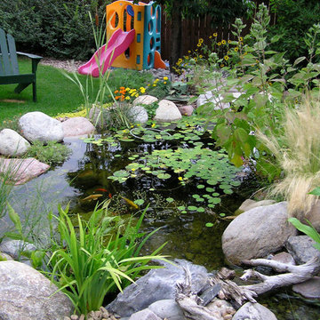 Ponds and waterfalls