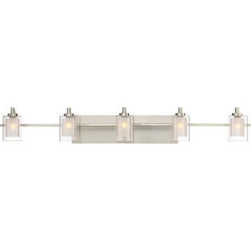 Quoizel KLT8605BNLED Five Light Bath Fixture Kolt Brushed Nickel