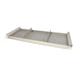 Elite Divided Pull-Out Shelf - Satin Nickel - Products