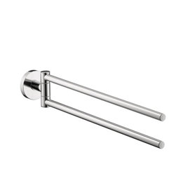 Hansgrohe S/E Dual Towel Bar - Towel Bars And Hooks