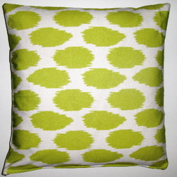 Cheeky ikat printed organic cotton pilow cover - Products