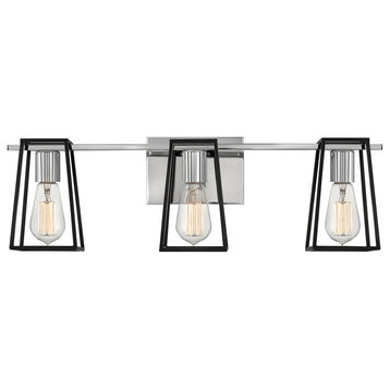 Filmore 3-Light Bath Light, Chrome