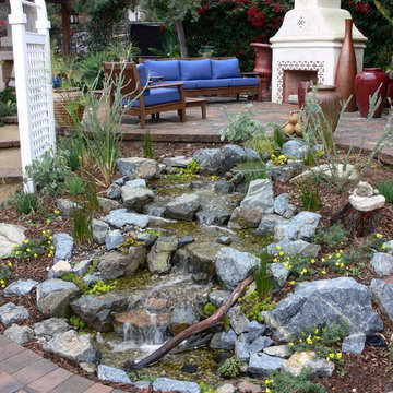 Pondless Waterfall Patio