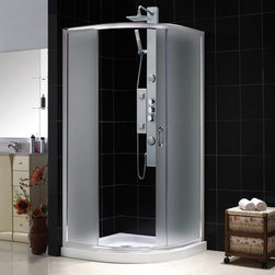 DreamLine Solo 35" x 35" Round Shower Enclosure SHEN-7234340 - Bath Products