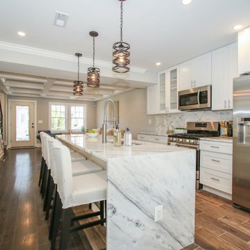 Kitchen Remodeled With Big Cook-top, Extra Cooking Space & Large Cabinets