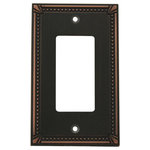 Cosmas - Cosmas Decorative Wall Plates/Outlet Cover, Oil Rubbed Bronze, 44000 Series - Heavy duty cast metal contruction