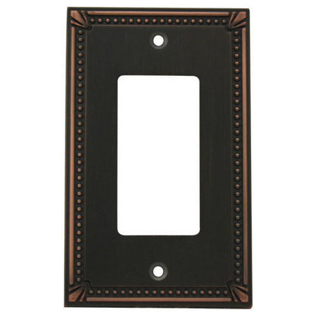 Cosmas Decorative Wall Plates/Outlet Cover, Oil Rubbed Bronze, 44000 Series