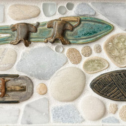 Vintage Boards - Snowy | Snow Dog Collection - Mosaic Tile