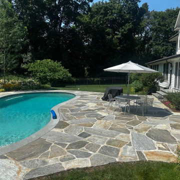 Pool Renovation Utilizing Mosaic Granite