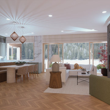 Living Room & Kitchen