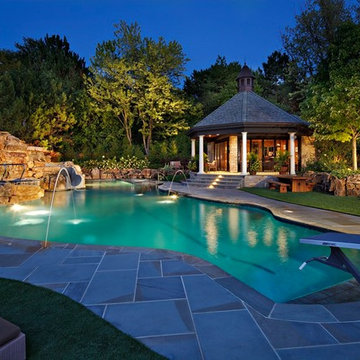 Irregular Pool in Burr Ridge, IL