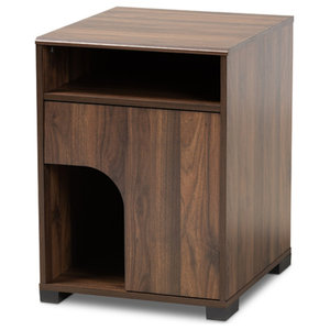 Sweet Barks Designer Cat Washroom Storage Bench Cat Litter Box Enclosure Contemporary Litter Boxes And Covers By Pet Hup Hup Houzz