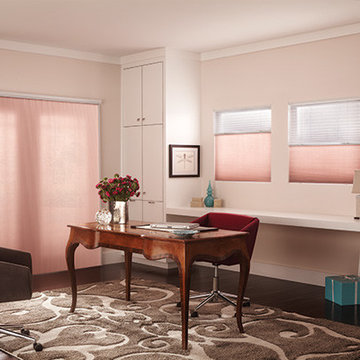 Home Office - Cellular Shades - Vertical Cellular Shades