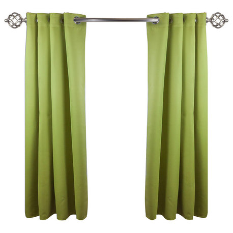 Heavy Duty Drapery Panel 52" x 63" 1 Panel, Green