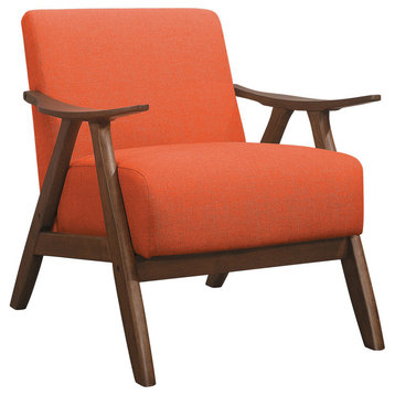 Verona Accent Chair, Orange