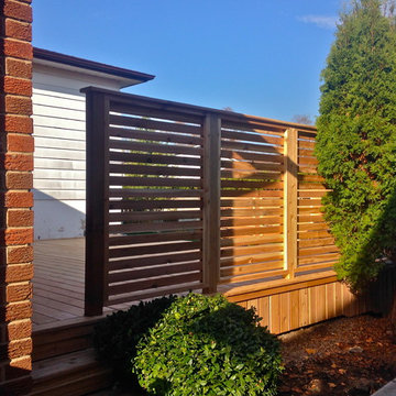 Oakville, Ontario Cedar Deck