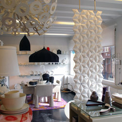 GORGEOUS WHITE SCREEN ROOM DIVIDER - Screens And Room Dividers