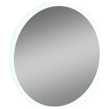 IB MIRROR Dimmable Lighted Bathroom Mirror, Round 32" X 32"