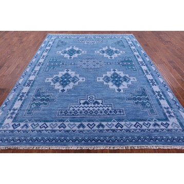 8' 3" X 10' 3" Southwest Navajo Hand Knotted Wool Rug - Q13625