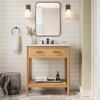 Zaire 30" Bathroom Vanity Cabinet (Sink Basin Not Included) - Natural