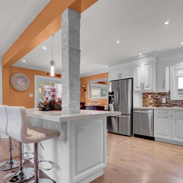 Open concept kitchen