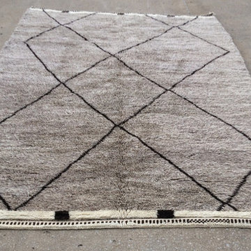 Moroccan Rug, Genuine Beni, hand spun wool, Berber weave of the Atlas Mts Size 7