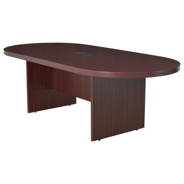 Legacy 95" Racetrack Conference Table with Power Data Grommet- Mahogany