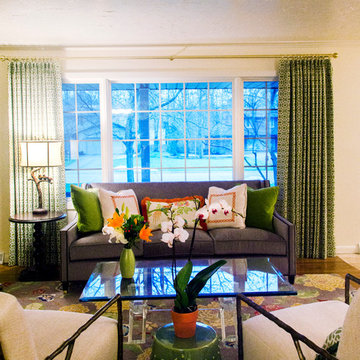 Fresh take on traditional living room
