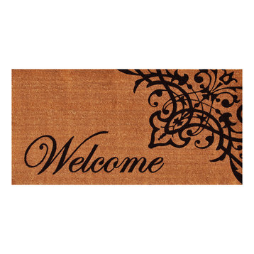 Scroll Welcome Doormat 3'x6'