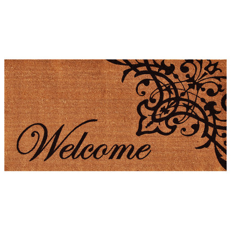 Scroll Welcome Doormat, 36"x72"