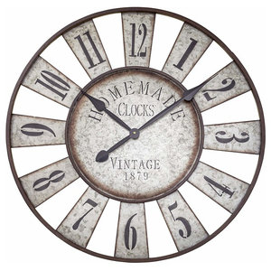 Large Decorative Farmhouse Style Wall Clocks