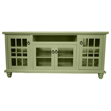 80" Rustic Entertainment Console, Summer Sage