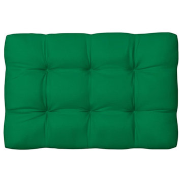 vidaXL Chair Cushion Outdoor Patio Pallet Seat Cushion Sofa Pad Green Fabric