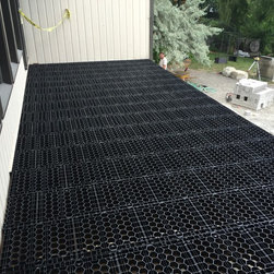 Second Story Stone Deck - Landscaping Stones And Pavers