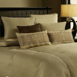 AICO Furniture - Crescent Heights Comforter Set - BCS-CRSNTH-CMP - Comforters And Comforter Sets